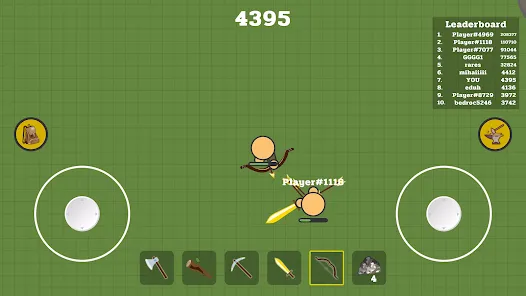 Surviv.io — 2D-Battle-Royale im Browser mit Top-down-Kämpfen und schrumpfendem Spielbereich